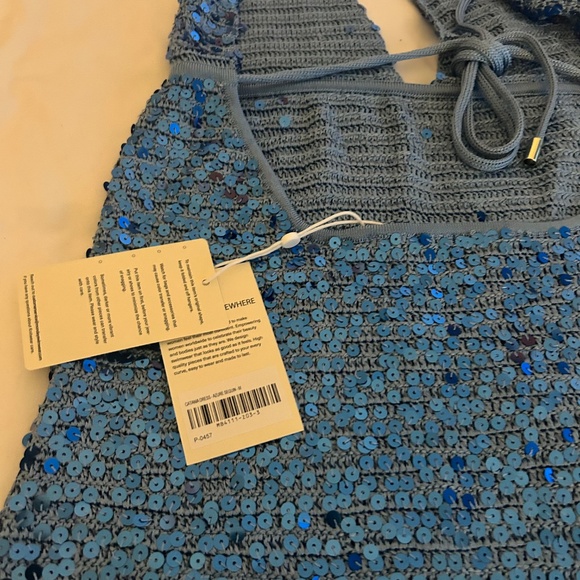Monday Swimwear crochet sequin dress (size medium) - Picture 5 of 7